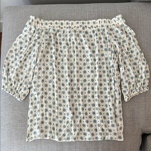 ▪️Michael Kors Cream Off-Shoulder Blouse▪️